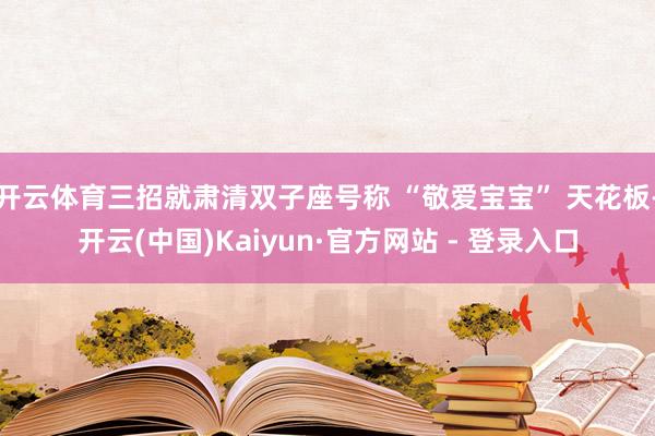 开云体育三招就肃清双子座号称 “敬爱宝宝” 天花板-开云(中国)Kaiyun·官方网站 - 登录入口