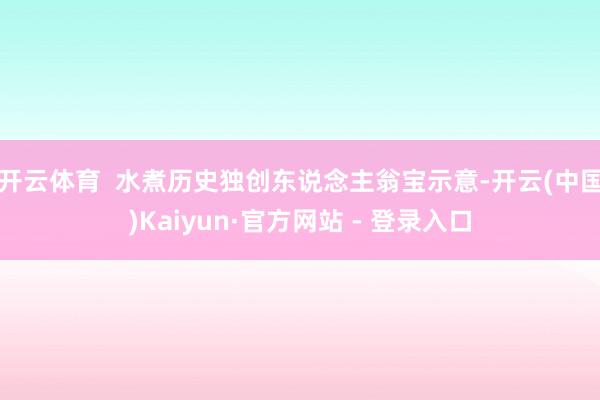 开云体育  水煮历史独创东说念主翁宝示意-开云(中国)Kaiyun·官方网站 - 登录入口